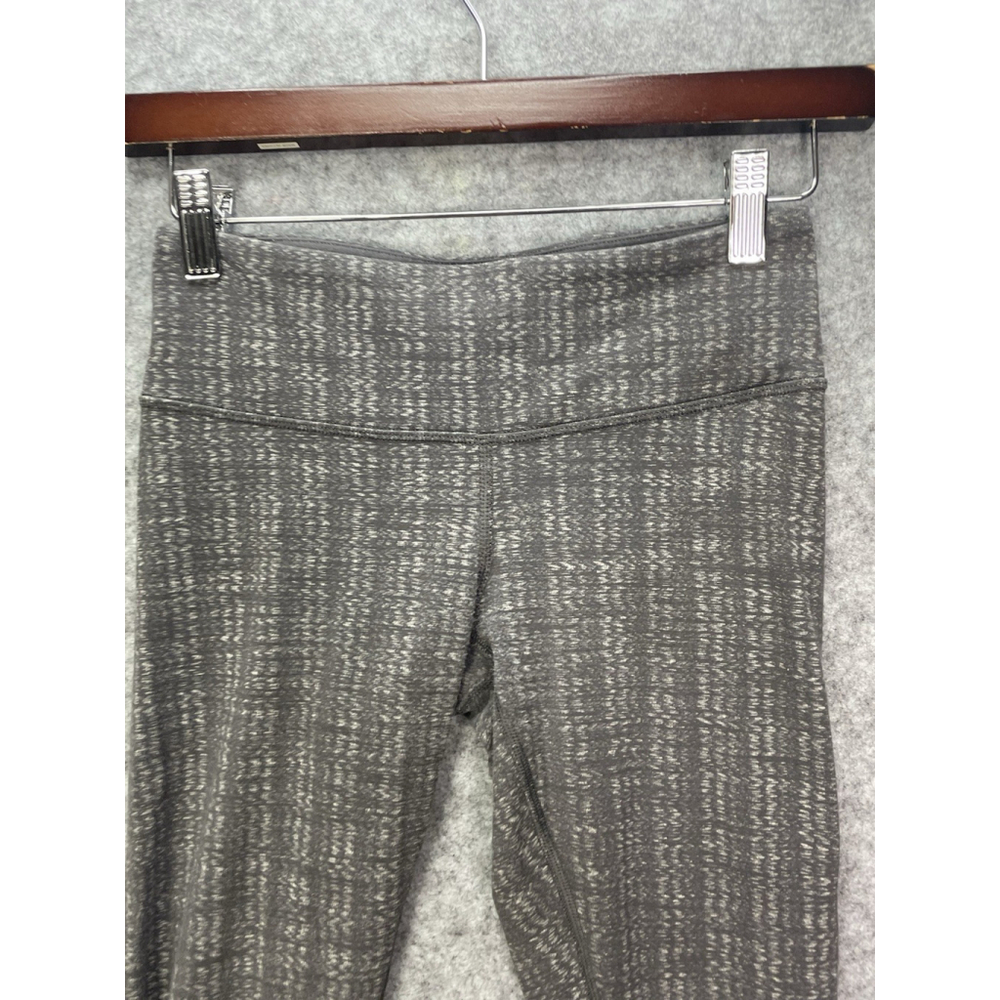 Lululemon Wunder Under Crop Leggings size 2? 4? Running Yoga Textured Stretch - Picture 3 of 10